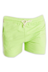 SKSP013 custom-made ultra-short shorts fashion design slim three-point shorts net color shorts supplier front view